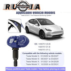 For Tesla Model 3 Y S X 2020-2024 Tire Pressure Monitor Sensors BLE Bluetooth TPMS Sensor Replaces 1490701-01-B 1490701-01-C