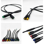 1pc 1m Long 6/8mm Circle Connector Cable Signal Sensor Cord For EBike E-Scooter Waterproof Extension Cable 2 3 4 5 6 Pin M6/M8