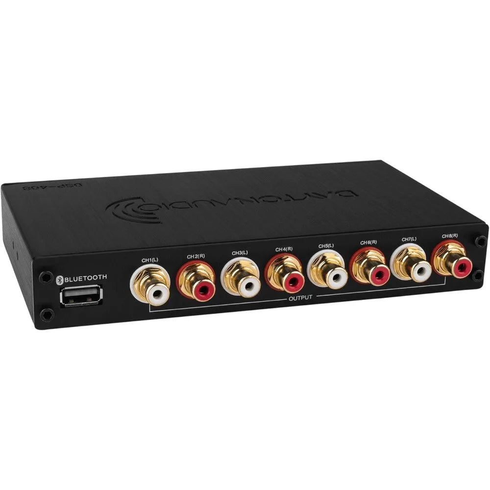 DSP-408 4 In 8 Out Digital Signal Processor Audio Equalizer Crossover Time Alignment
