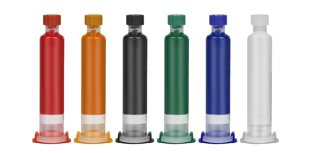 MECHANIC 6 Colors 10ml UV Curing Solder Mask Ink for PCB BGA Circuit Board Insulating Protect Soldering Paste Flux Oil Mechanic
