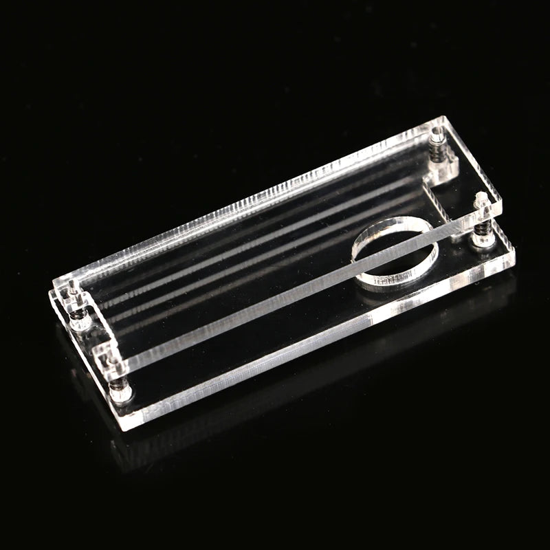 1Set Pi Pico Case Acrylic Hard Shell Transparent Protector Case Fixing Bracket with Screw for Raspbery Pi Pico Board