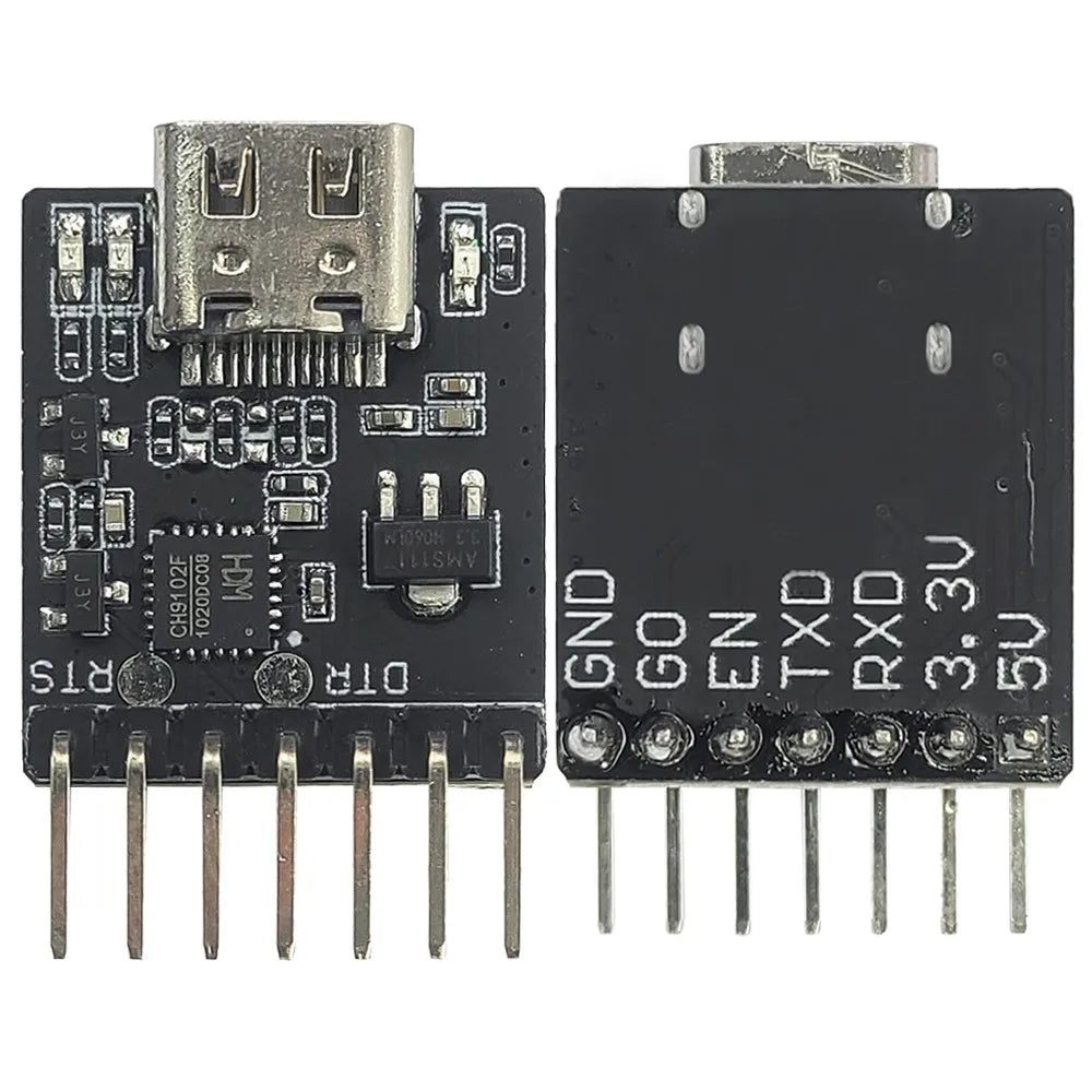 CH9102F CP2104 Downloader Module Chip Program Burning for ESP32 MINI 7Pin TYPE-C USB to UART RS232 RS485 Serial Port Download