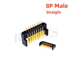 5 20Pcs Blade Male Battery Connector 2.0 MM Pitch 3 4 5 6 7 8 9 10 11 12 Position Right Angle Through Holes Straight PCB Header