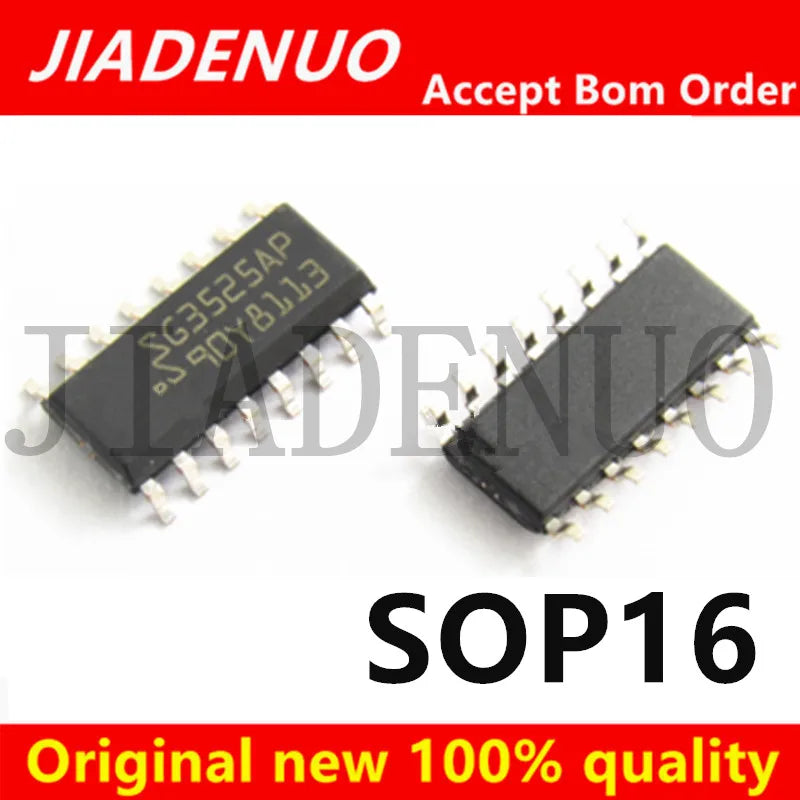 (10pcs)100% New SG3525AN SG3524N SG3526N KA7500B DIP SG3525A SG3524DR KA7500B SG3525A L293D L293B SOP-16 Chipset