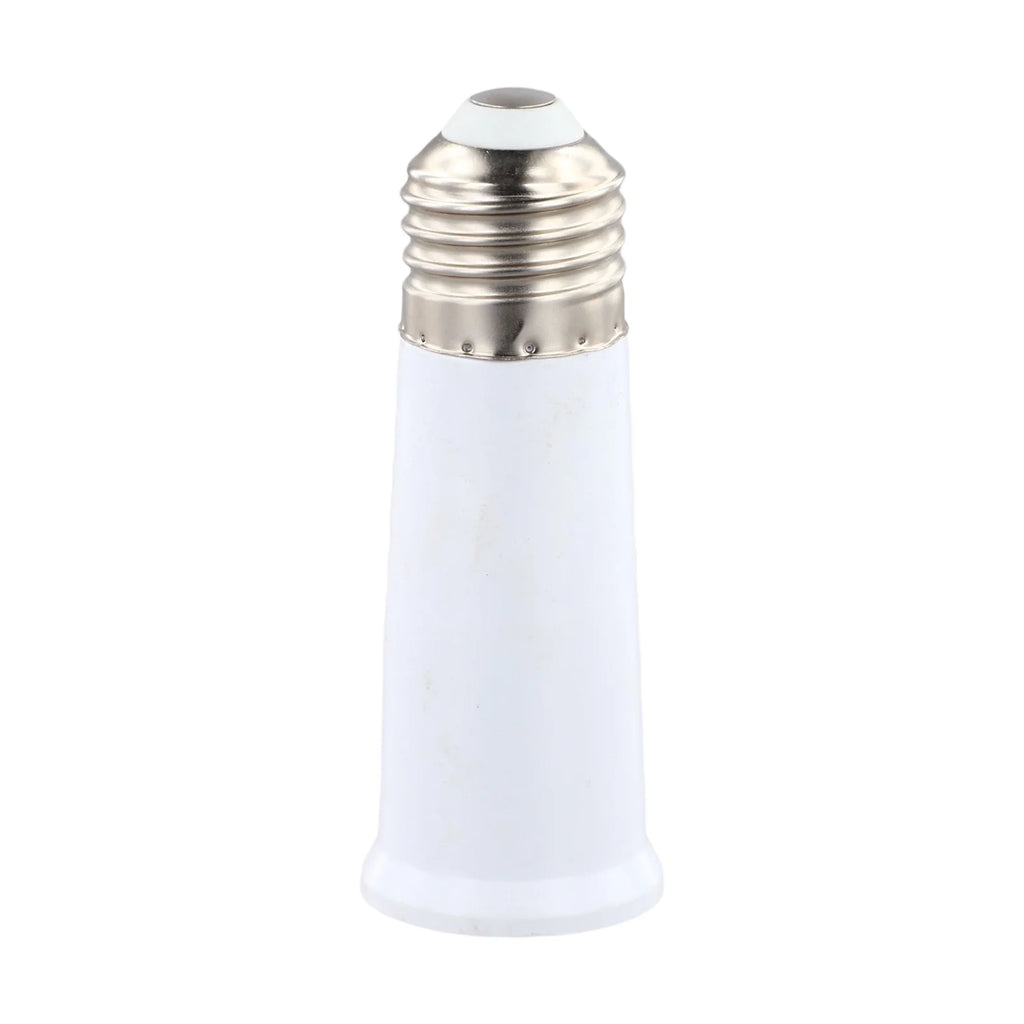 For E27 Extension Adapter Socket for For E27 Screw Base Lighting Devices Including Pendant Lights and Recessed Fixtures