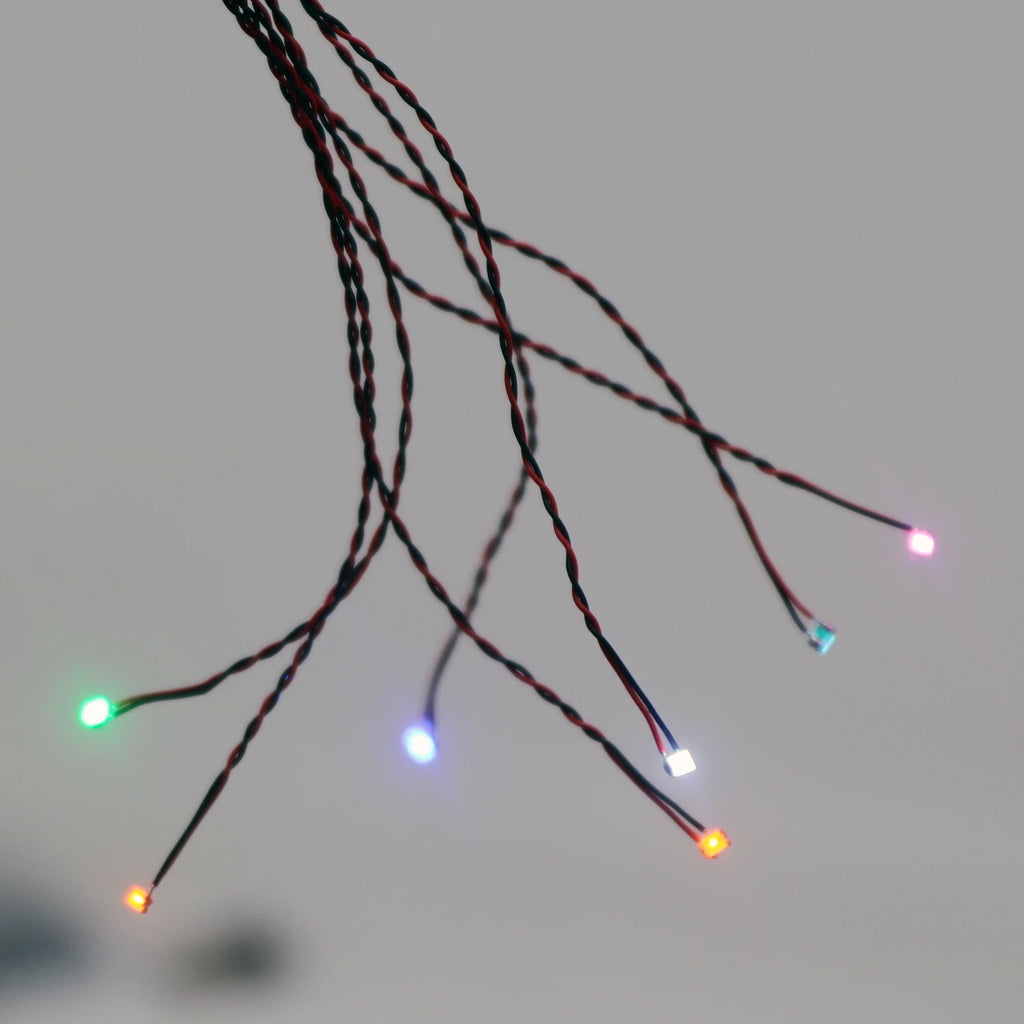 5pcs Wired 20cm 0805 SMD Led Lamp Plus 2Pin 3V Diy Model Scenes Planes Ships Car Toys Lighting Diorama Materials Gunda Robots