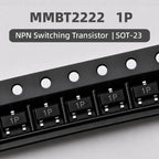50PCS SOT-23 SMD Transistor MMBT2222 MMBT2907 Marking 1P 2F NPN PNP BJT Triode Switching Transistors Array Assortment Kit
