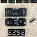 DC3.3~5.5V TM1637 0.56-inch LED Screen 7Segment 4Bit Display Module Electronic Clock Screen Module Serial Driver