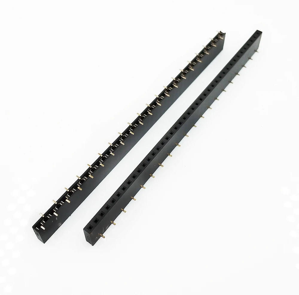 50pcs 2.54mm SMT Female Pin Header Socket Type 1/2 Single Row 2/3/4/5P 6P 7/8P 10P 20P~40p PH8.5 PH5 Short Profile PCB Connector