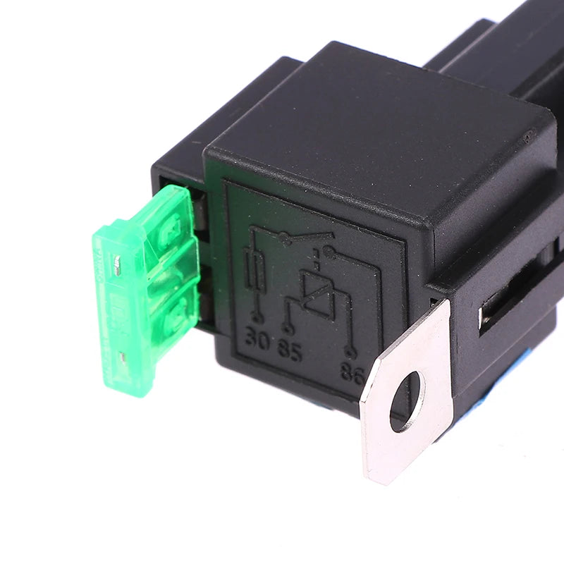 (HB05)1Pc 4 Pin 5 Pin 30A Auto Relay With Fuse Coil Voltage 12V/24V DC Relay Vehicle Rel Fused Relay