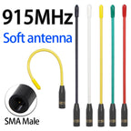 LoRa 915MHz Whip Antenna 902-928MHz 906MHz 923MHz For Meshtastic LORA32 ESP32 Module Long Range SMA Male Omni Antenna Colours