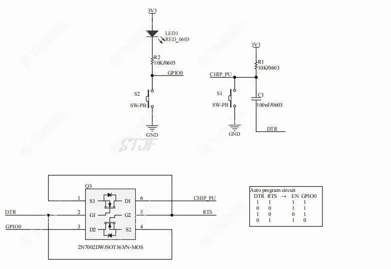 ESP8266 ESP-WROOM-32 ESP32-WROVER Development Board Test Programmer Socket Downloader for ESP-01 ESP-12F ESP-07S ESP-12S ESP32