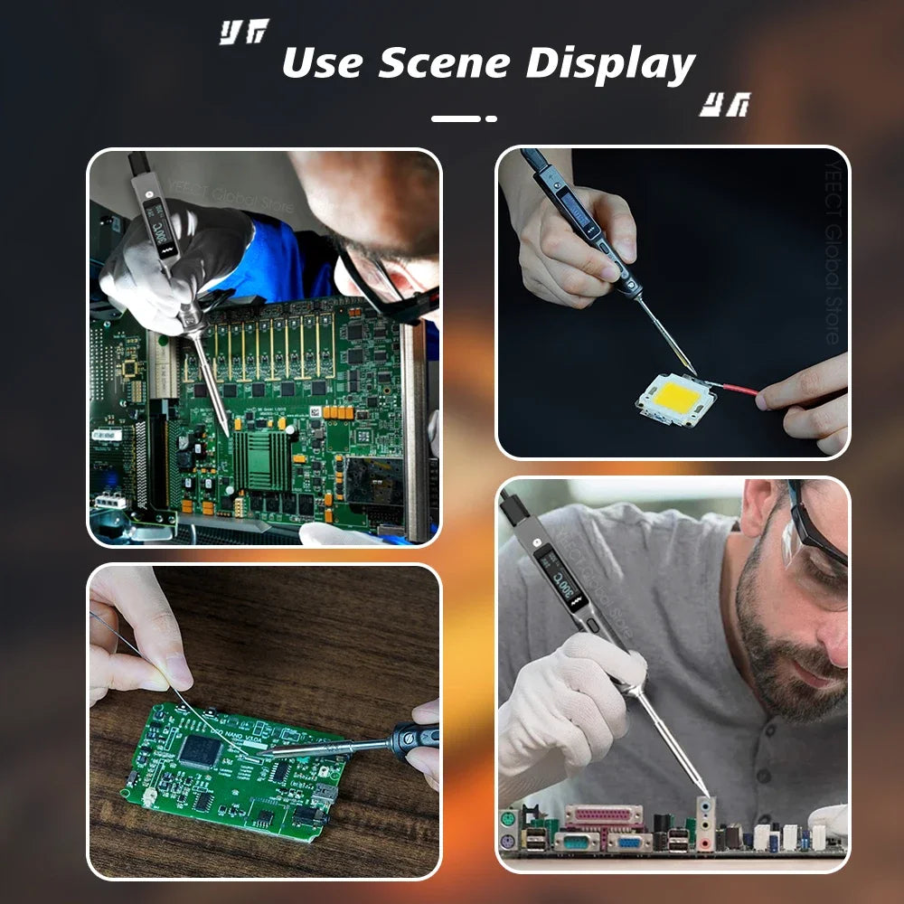 Original TS101 Soldering Iron Electric 65W Temperature Adjustable Programming TS100 Soldering Iron New Upgrade With PD Plug Kit
