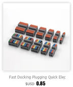 Wire Connector Electrical Terminal Blocks Splitter Led Push in Quick Connectors Conductor Cable  Junction Box 0.5-6mm²