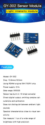 GY-302 BH1750 Light Intensity Illuminance Module Sensor Module