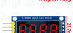 ‌4-Digit 7-Segment LED Display Module with 74HC595 Shift Register (Serial Interface) for Arduino