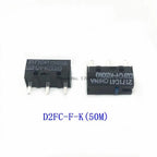 Free Shipping 10Pcs Micro Switch D2FC-F-7N 10M 20M OF D2FC-F-K 50M 60MN D2F D2F-F D2F-01 D2F-L D2F-01F D2F-F-3-7 button switches