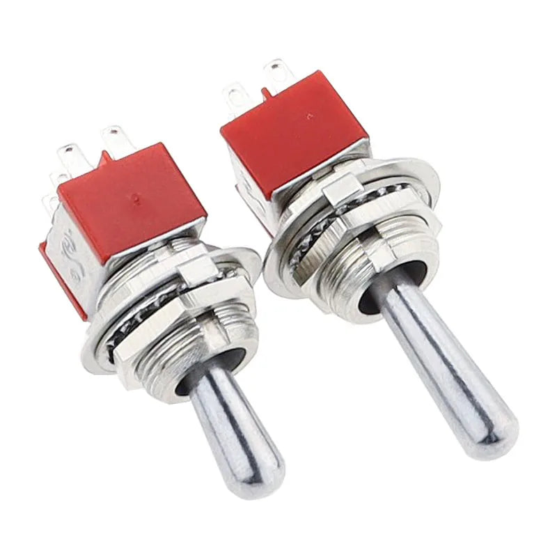 1Pcs/5Pcs SH T80-T Z1 Series Large Long Handle 12mm Panel Mount Mini Toggle Switch 5A 125VAC