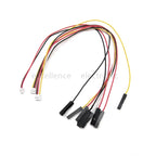 5PCS MX1.25 Spacing To DuPont Cable 10/15/20cm Male Female 1P2P3P4P6P8P10P Board Connection Wire 1 Drag 4 Sensor Terminal Wire