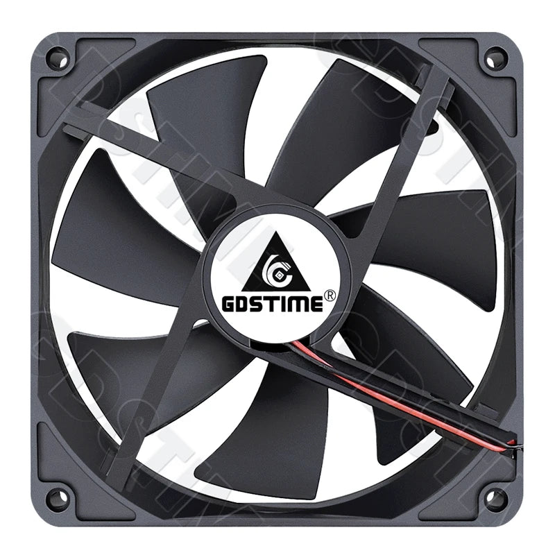 Gdstime 140mm Fan 24V 12V 5V Cooler 140*25MM Case CPU Fan 14025 Radiator Fan for Home Mechanical Equipment,Humidifiers Cooling
