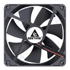 Gdstime 140mm Fan 24V 12V 5V Cooler 140*25MM Case CPU Fan 14025 Radiator Fan for Home Mechanical Equipment,Humidifiers Cooling