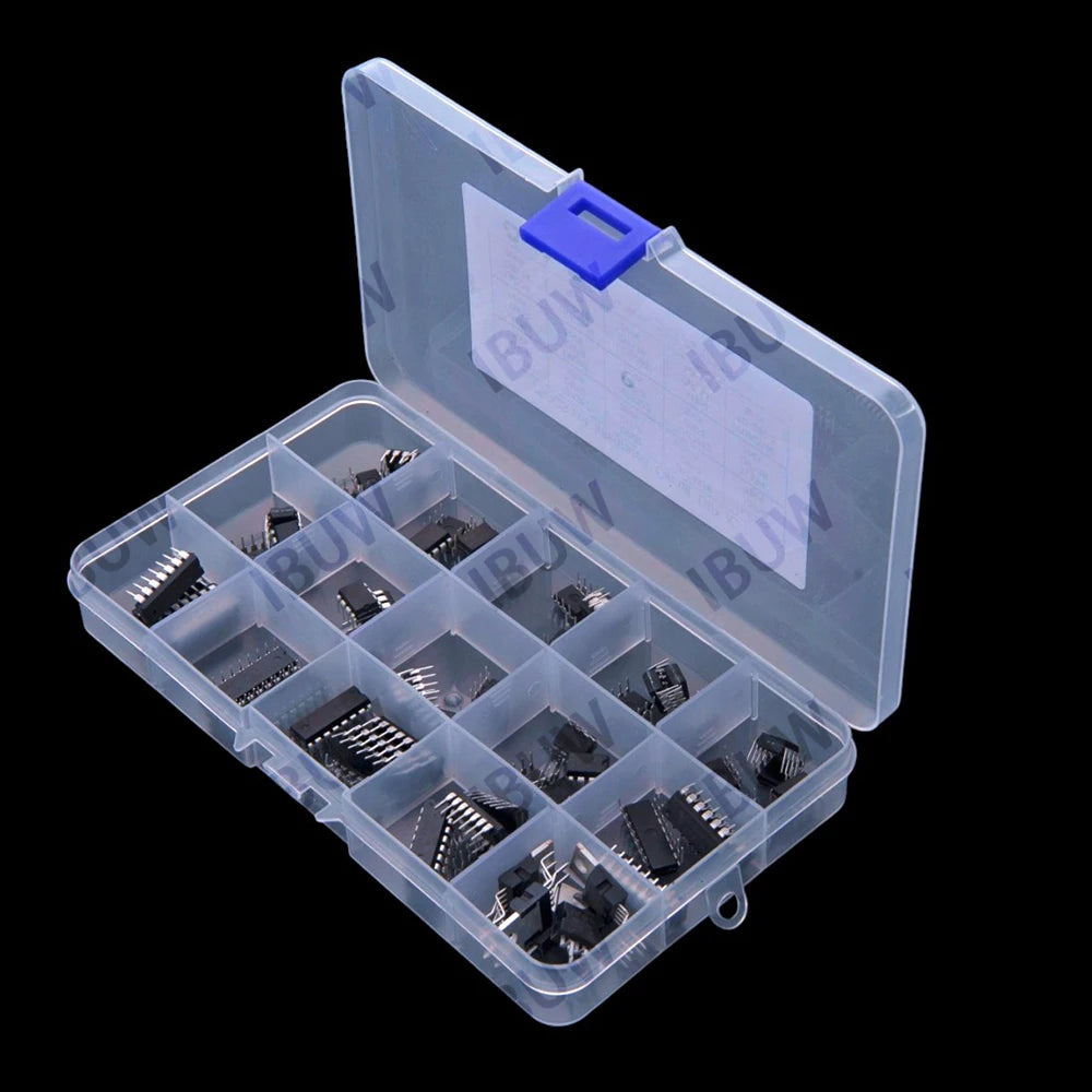 15Values 75 PCS MC34063 TDA2822 TO220 Integrated Circuit IC Chip NE555 LM358 NE5532 TL494 LM339 ULN2003 LM324 TDA2030 DIP