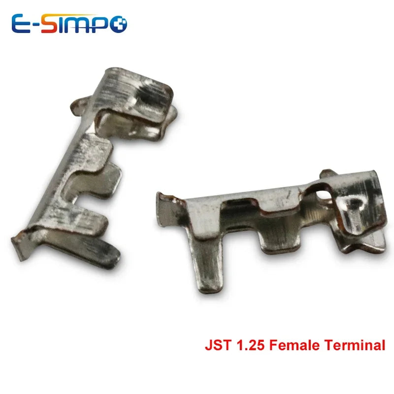 100pcs 1.25mm GH1.25 Male Female Terminals Male Crimp Pins Connectors