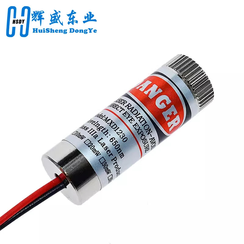 650nm 5mW Red Point / Line / Cross Laser Module Head Glass Lens Focusable Focus Adjustable Laser Diode Head Industrial Class