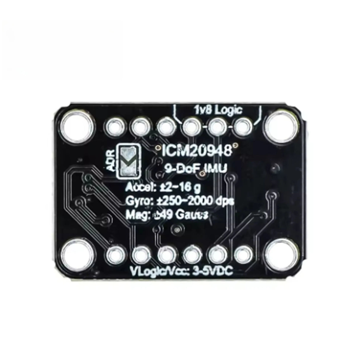 ICM20948 9 DoF IMU Sensor TDK InvenSense STEMMA QT Qwiic Interface for Arduino Robotics Motion Tracking Project