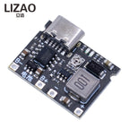Type-C USB 18650 Lithium Battery Charger Board, 3.7V 4.2V 1A 5W TP4056 DC-DC Step Up Boost Module for DIY Electronic Projects