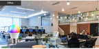 1-10PCS LED Intelligent RGBW Bulb GU10 E27 E14 24 Key Infrared Remote Control AC110V 230V 6W 10W Color Plus White Light Dimming