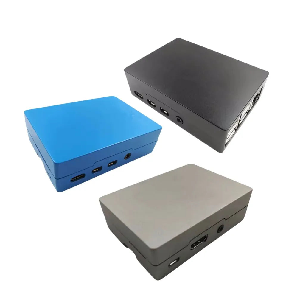 Raspberry pi 2 3B 4B Case  aluminum alloy shell with self-guided heat dissipation column metal shell