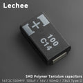 5pcs/lot 100uF 16V 50mOhms 16TQC100MYF 7343 Type D Ultra-Thin SMD Polymer Tantalum Capacitors POSCAP Low ESR New Original