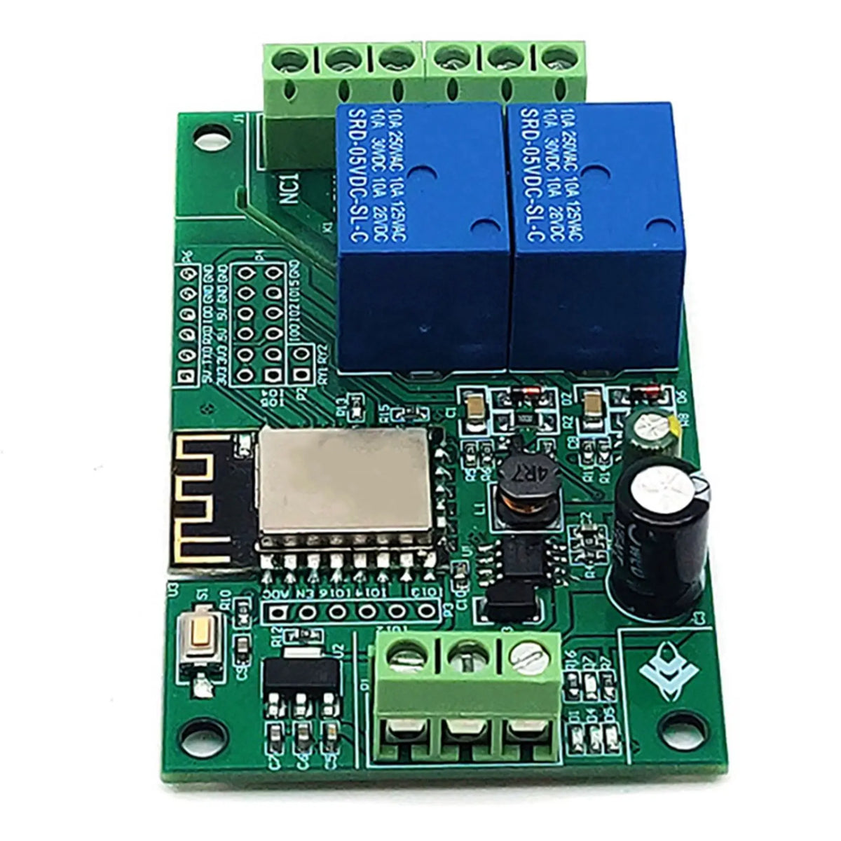 ABZZ-2X ESP-12F WIFI Relay Module 2CH 5V/8-80V Relay Switch Develop Board For ARDUINO IDE