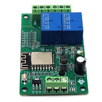 ABZZ-2X ESP-12F WIFI Relay Module 2CH 5V/8-80V Relay Switch Develop Board For ARDUINO IDE