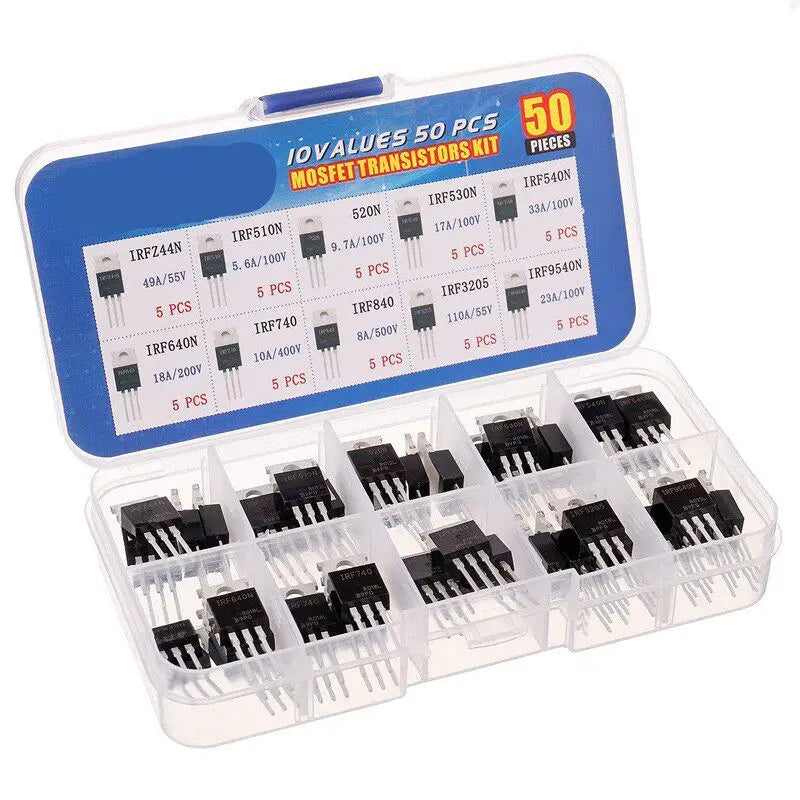 50PCS TO-220 MOSFET Tube IRFZ44N IRF510N IRF540N IRF3 Series