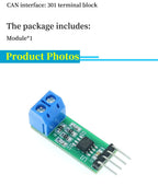 1-10Pcs Javino TJA1050 CAN Module CAN Bus Module CAN Bus Transceiver STM32 Code for Arduino DIY Kit
