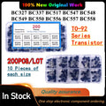 200PCS/LOT TO-92 Series Transistor Set 20pcs of each of 10 sizes BC327 BC337 BC517 BC547 BC548 BC549 BC550 BC556 BC557 BC558