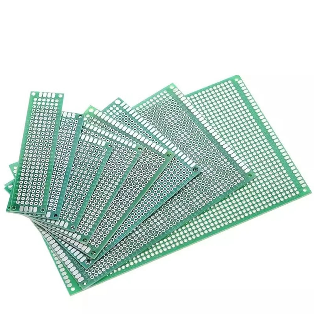 Double Side Prototype Diy Universal Printed Circuit 2.54mm PCB Board Protoboard For DIY Soldering Project 6x8 5x7 4x6 3x7 2x8cm