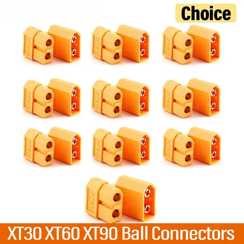 1/5/10 Pair XT60 XT-60 Male Female XT30 XT90 Ball Connectors Plug T Plug For RC Lipo Battery Rc Drone Airplane Car Accessories