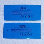 18650 Battery Packaging PVC Heat Shrinkable Film Lithium Battery Insulation Sleeve Shrink Skin Packaging Tube Packaging