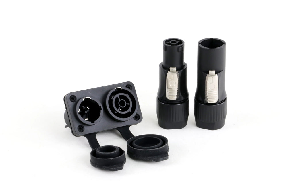 Waterproof True Locking 3Pin Powercon Male/Female Plug Connector In&Output NAC3FX-WP Coupler Panel Mount Chassis Socket Adapter