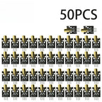 1-100pcs KY-008 Red Laser Module 650nm 3-Pin Dot Diode Transmitter with Copper Head for Arduino, AVR, PIC & MEGA 2560