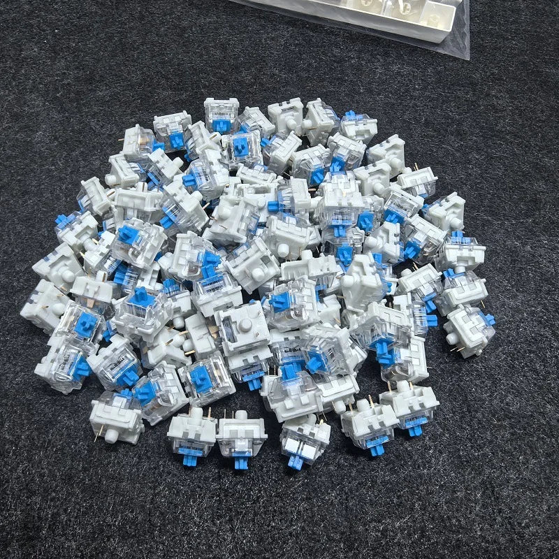 100pcs Keyboard Switch Keyboard Clicker Key Replacement Hot-swapping Switch 3Pin Tactile Switches for Mechanical Keyboards