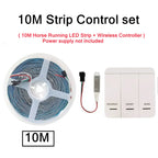 5M 10M DC24 WS2811 Running Water Flowing LED Strip Light SMD2835 Horse Race Pixel Addressable Flexible Linear Lamp Set