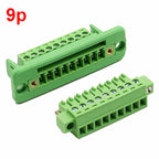 5/10Set 15EDGWC Pitch 3.81mm 2P/3P/4P/5P/6P/8P/9P Pluggable Terminal Block Connector JM15EDGKM 3.81mm Pitch