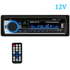 Car Radio 1 Din MP3 Player FM Audio Music USB SD Digital Bluetooth with In Dash Slot AUX Input