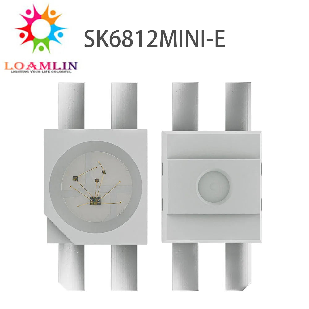 SK6812 MINI-E RGB (Similar to WS2812B)3228SMD Pixel LED Chip Reverse Mount Individually Addressable IC Full Color DC5V