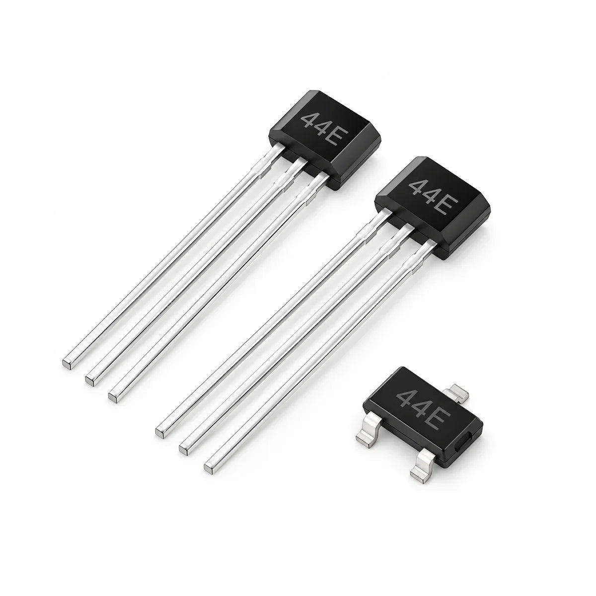 200PCS A3144 44E OH49E SH41F Hall Effect Sensor IC Linear Bipolar Magnetic Switch TO-92 SOT-23