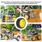 1/4Set TT Motor with Leads,DC 3-6V Gearbox Motor Dual Shaft Ratio 1:48 Motor with Tire Wheel Kit for Arduino DIY Smart Car Robot